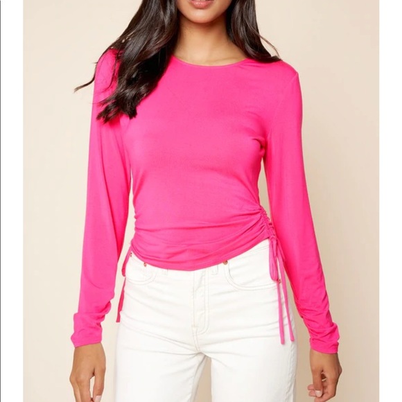 Knit Top with Rouched Detail - Picture 4 of 5